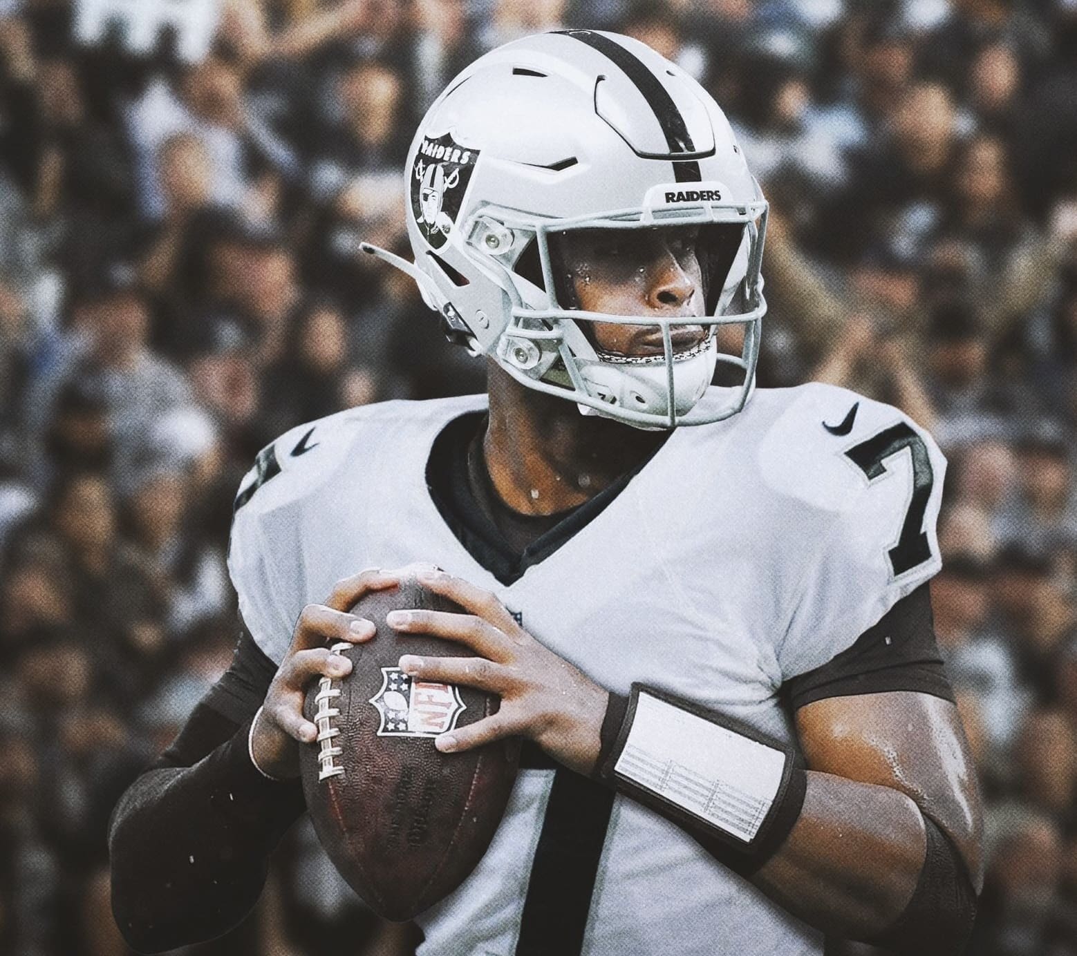 Geno Smith with Raiders