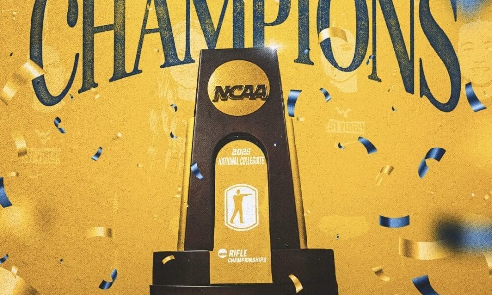 WVU rifle national championship graphic