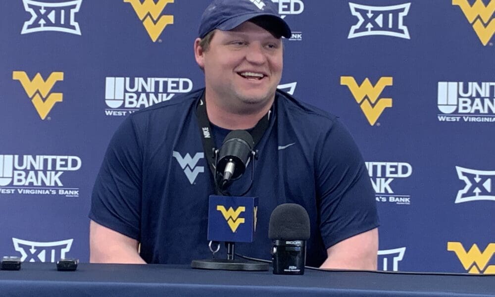 WVU Football TE coach Michael Nysewander