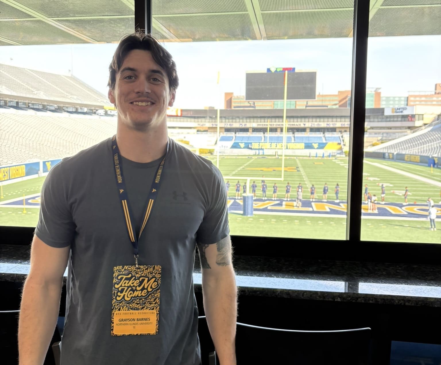 WVU Football TE Grayson Barnes