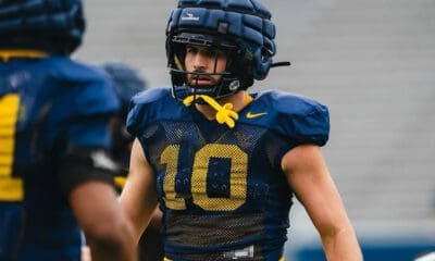 WVU Football bandit Braden Siders. Image courtesy of Braden Siders' Instagram account.