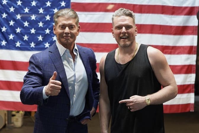Pat McAfee and Vince McMahon