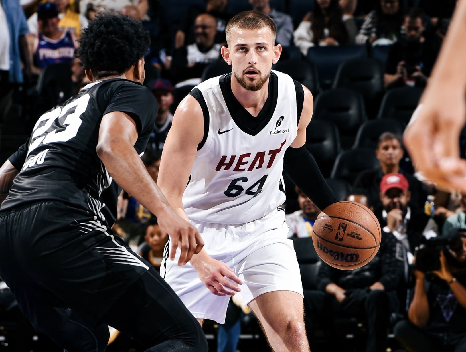 Erik Stevenson with Miami Heat