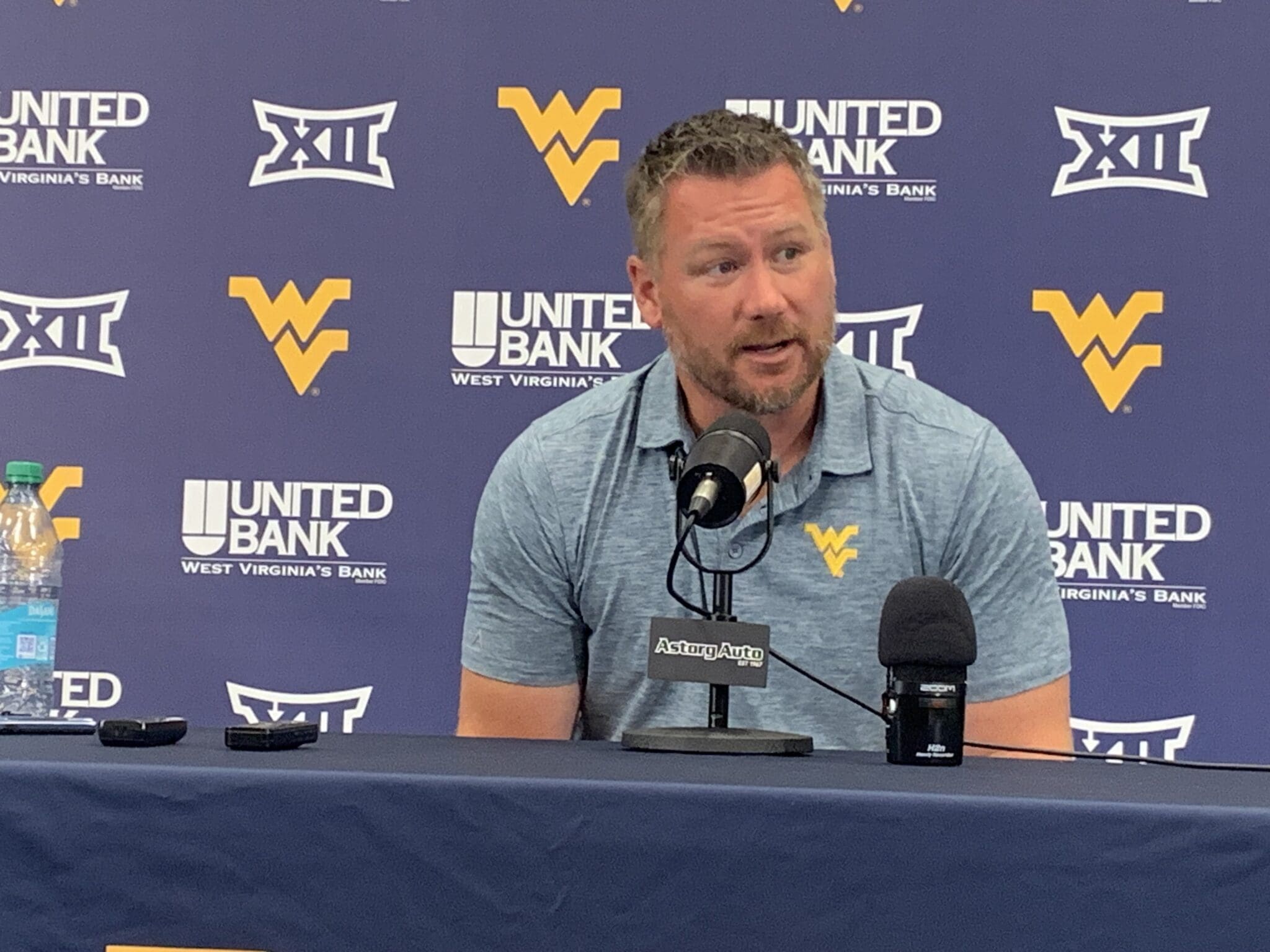 WVU Football senior offensive assistant Travis Trickett
