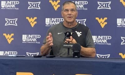 WVU OL coach Jack Bickenll