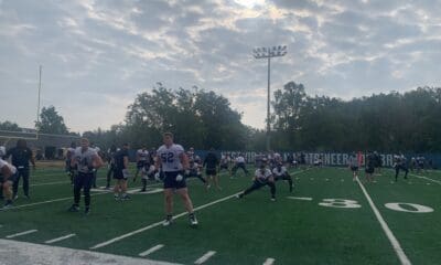 WVU Football at practice