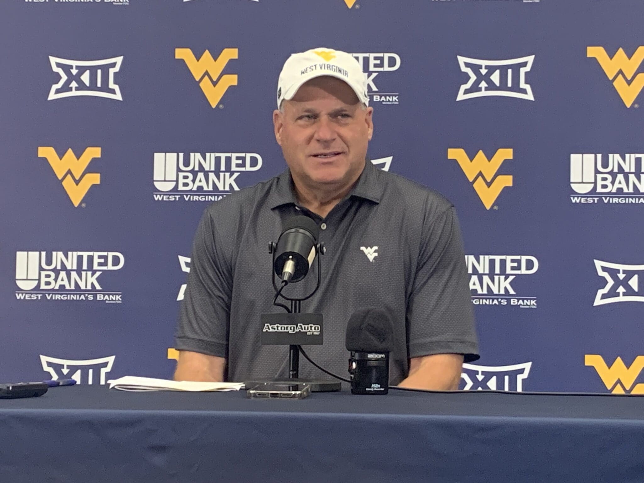 WVU Football HC Rich Rodriguez