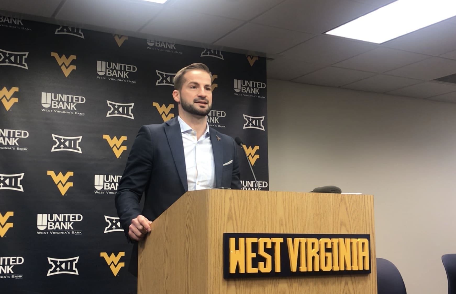 WVU Men's Soccer HC Dan Stratford