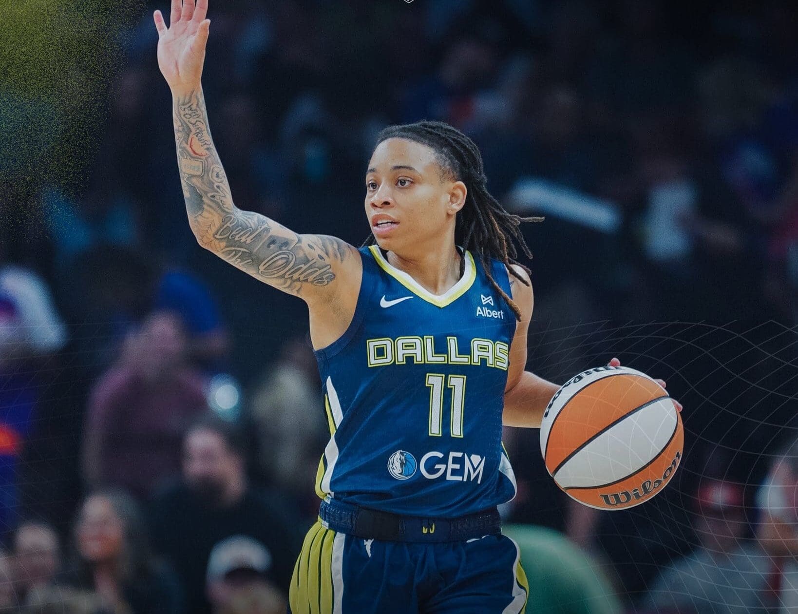 JJ Quinerly with Dallas Wings