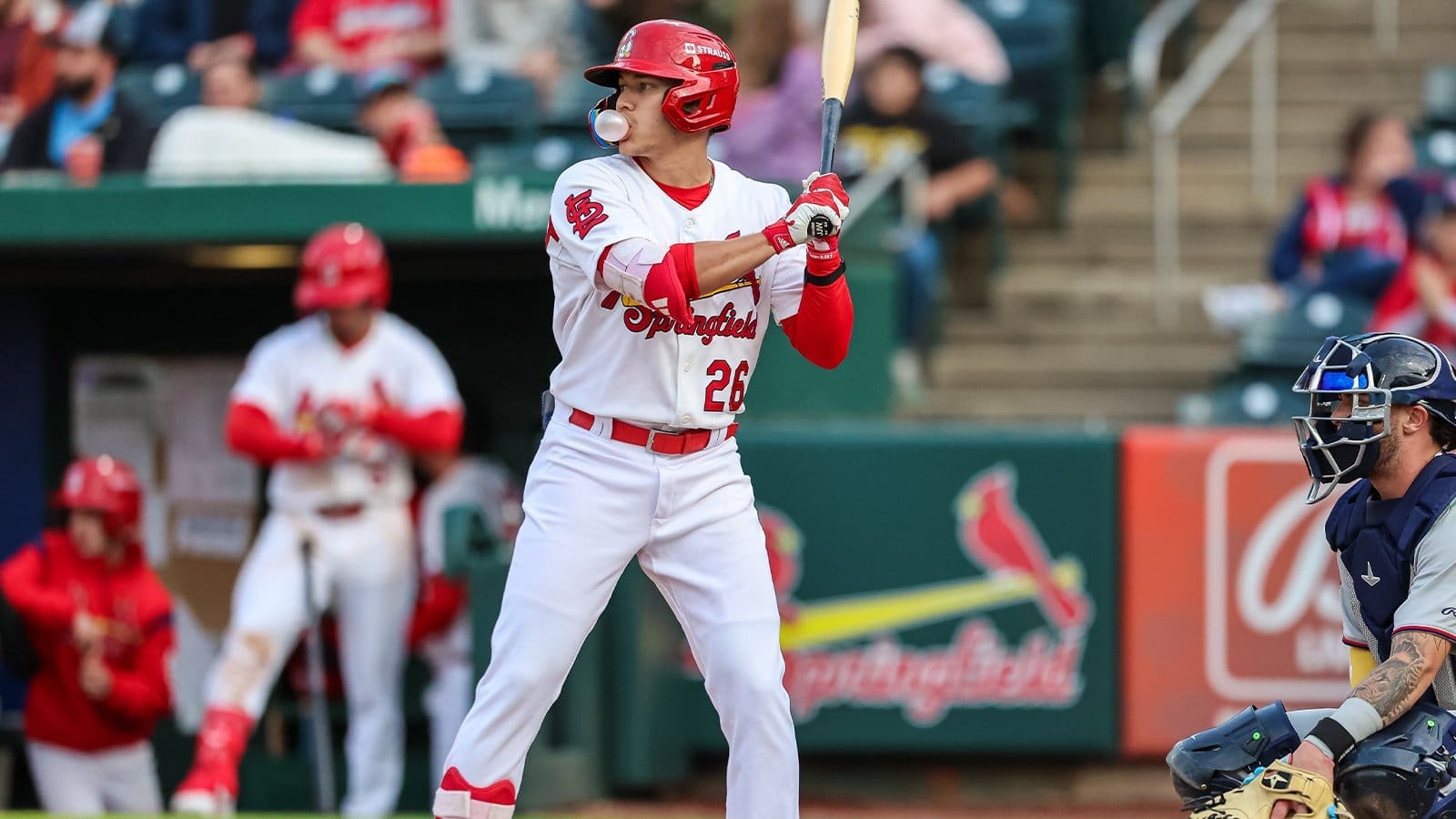 JJ Wetherholt with Cardinals minor league team
