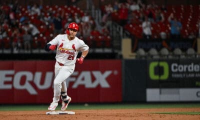 JJ Wetherholt runs bases after home run