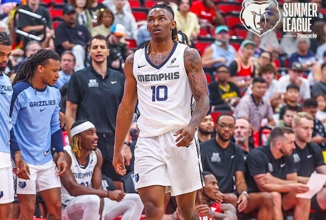 Javon Small with Grizzlies during Summer League