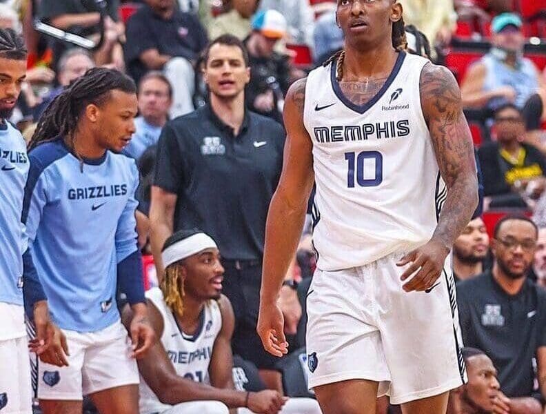Javon Small with Grizzlies during Summer League