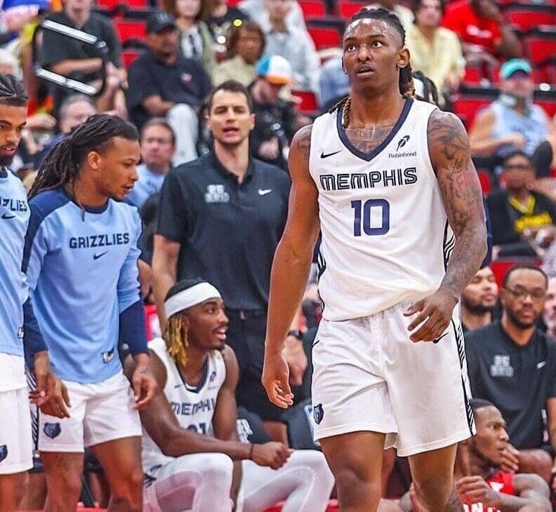 Javon Small with Grizzlies during Summer League