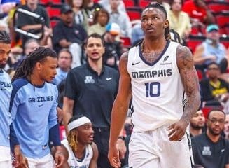 Javon Small with Grizzlies during Summer League