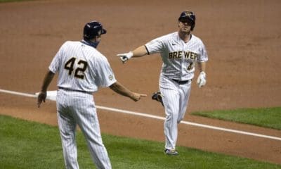 Jedd Gyorko with Brewers