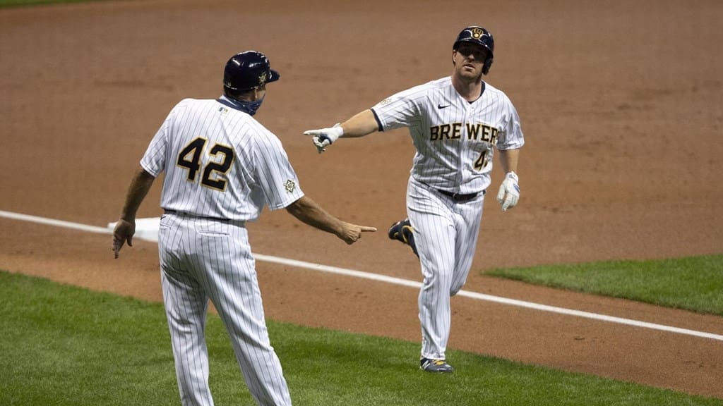 Jedd Gyorko with Brewers