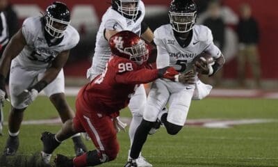 Former WVU Football commit Justin Benton with Houston