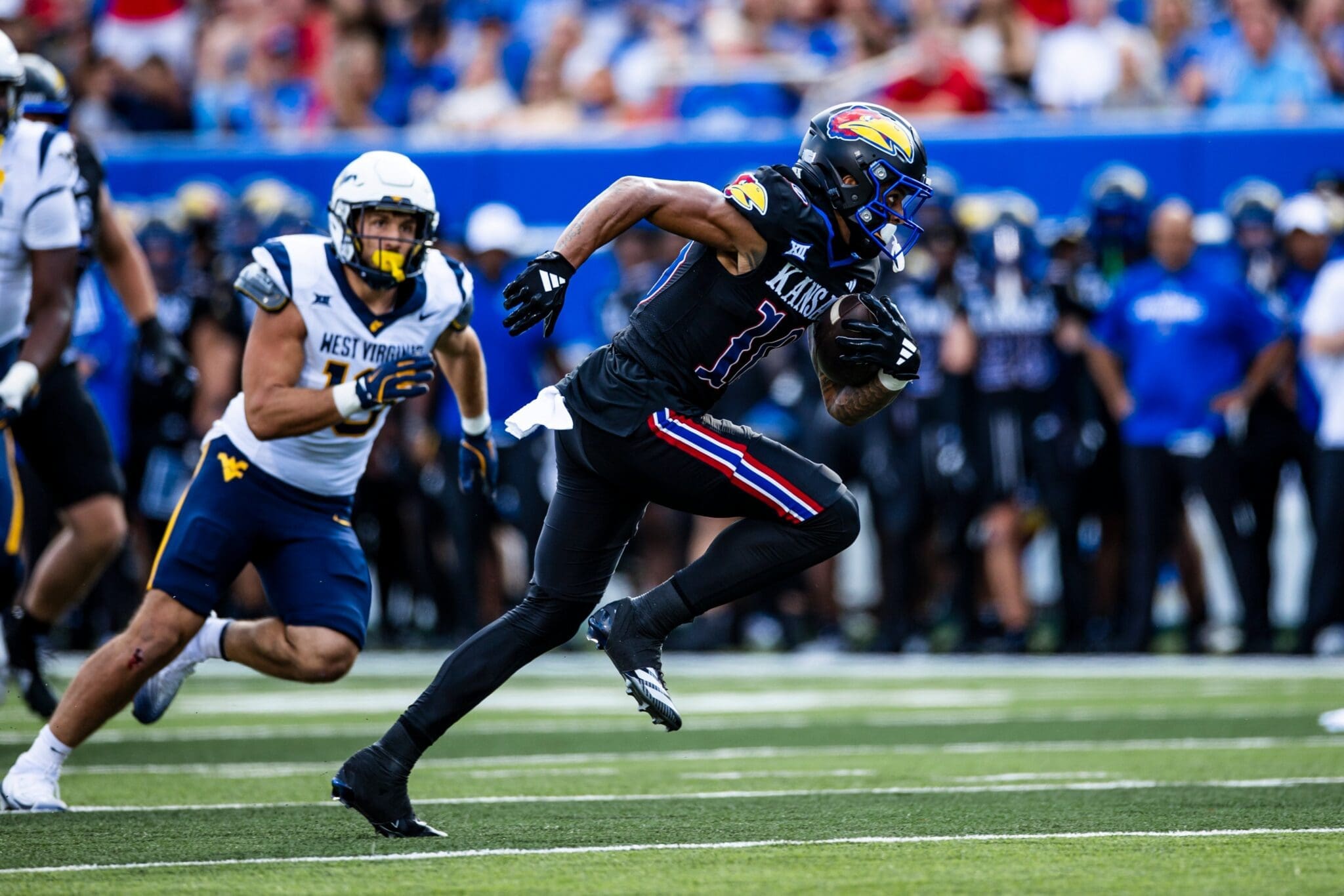 Kansas RB Leshon Williams against WVU