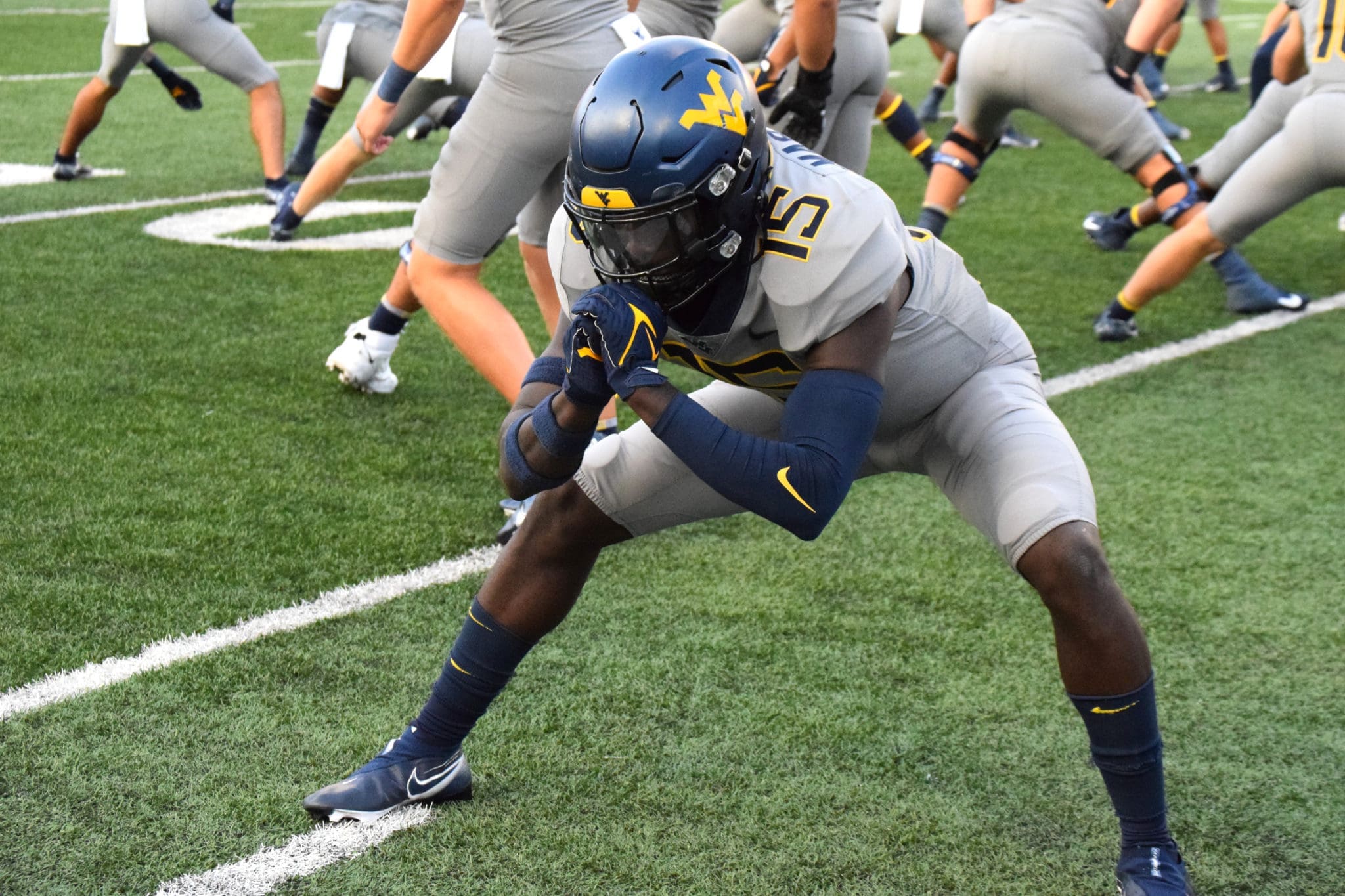 WVU Football safety Kerry Martin