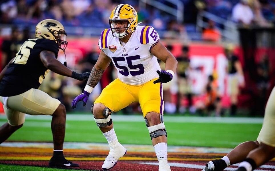 LSU transfer DL Kimo Makane’ole visting WVU Football