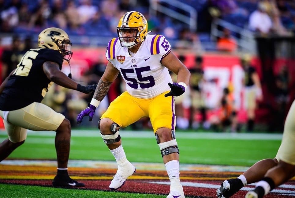 LSU transfer DL Kimo Makane’ole visting WVU Football