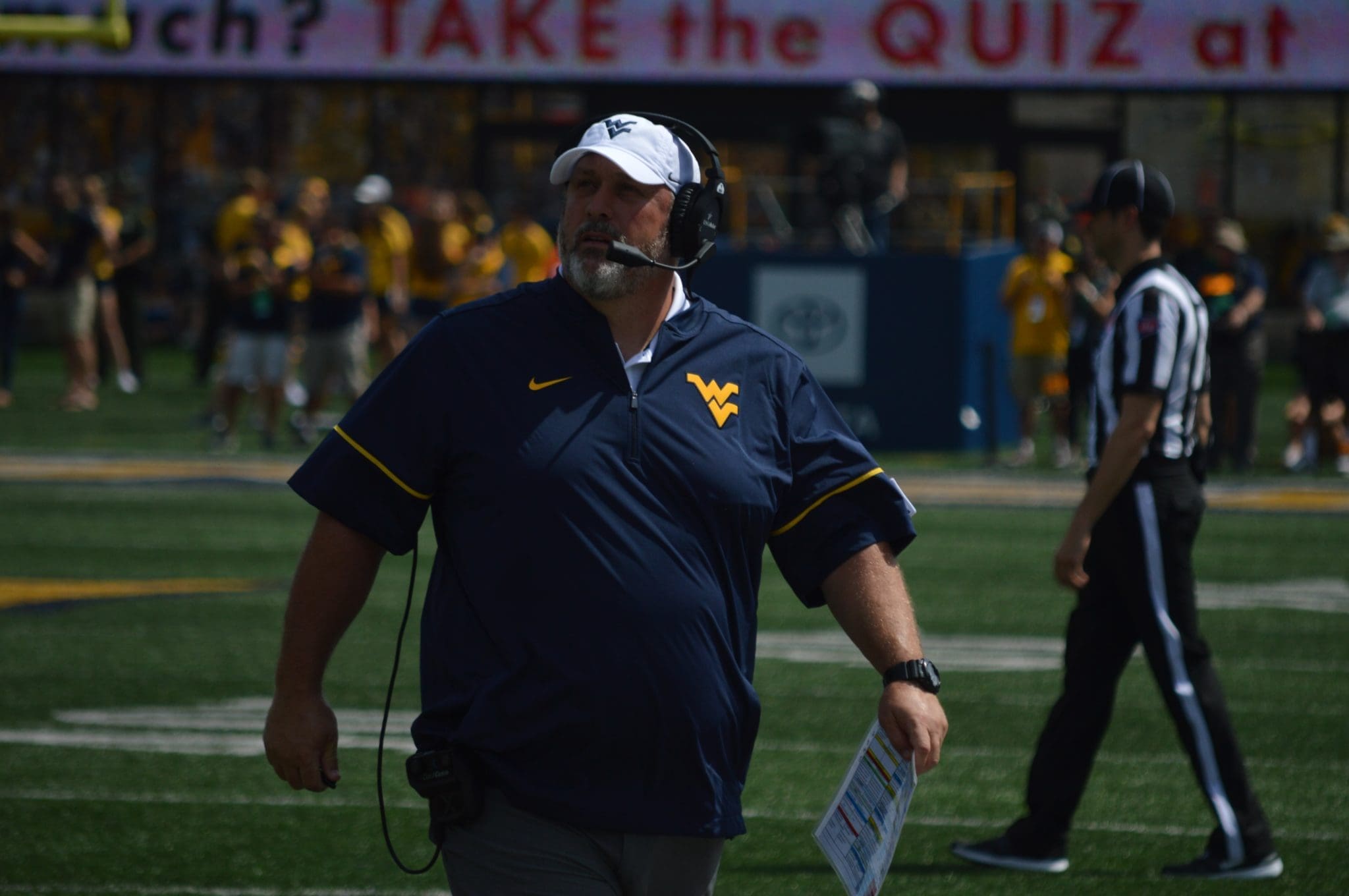 WVU OL coach Matt Moore