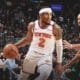 Miles McBride with Knicks