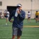 WVU Football HC Neal Brown at practice