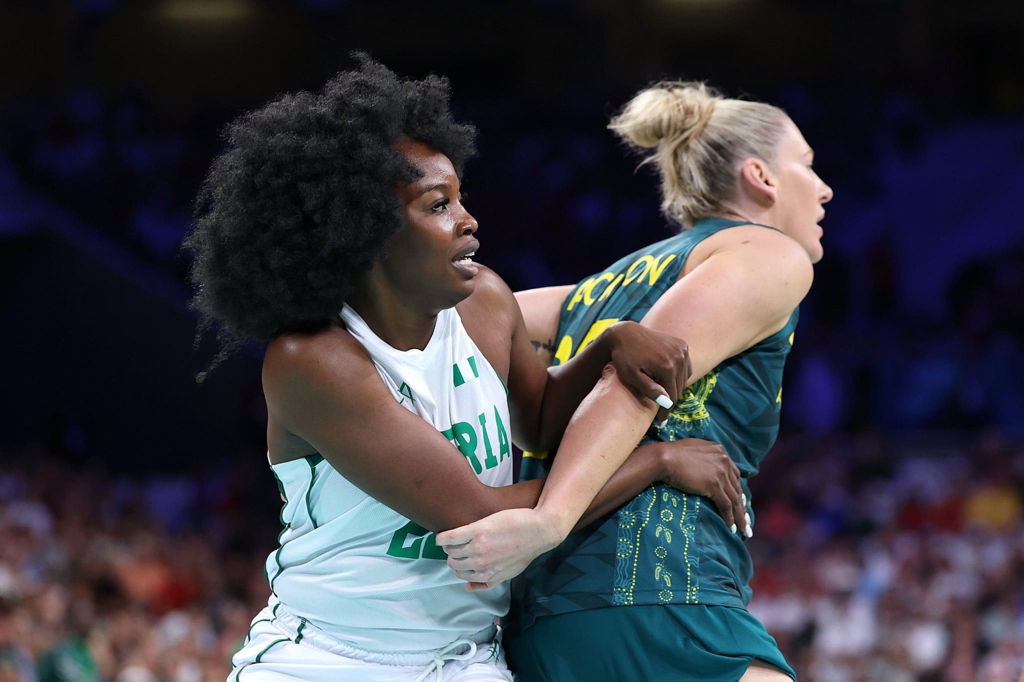 Blessing Ejifor with Nigeria at Olympics