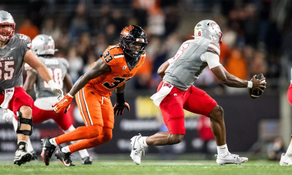 WVU target Olu Omotosho with Oregon State
