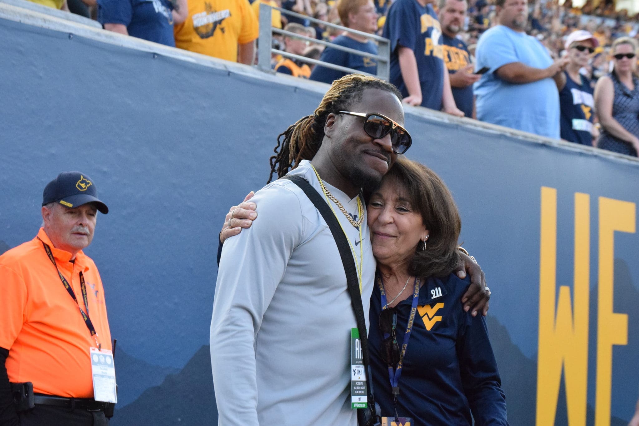 Adam Pacman Jones at WVU on Milan Puskar Stadium