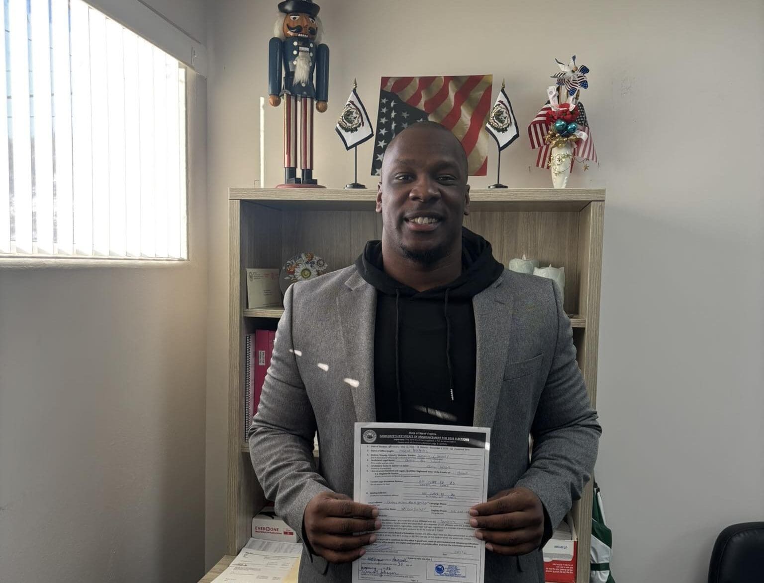 Quincy Wilson running for office