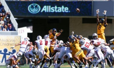 WVU Football Brandon Siders deflects pass against RMU