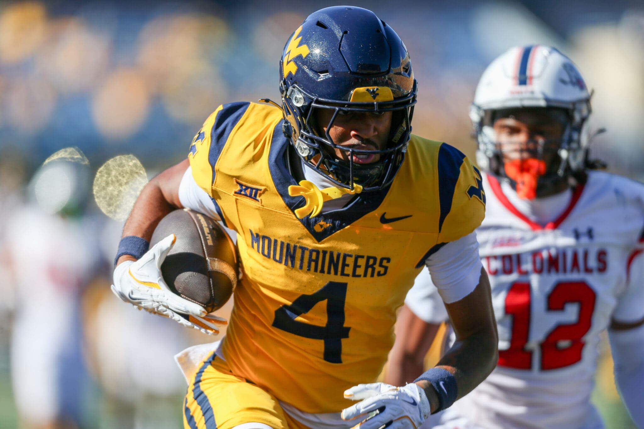 WVU Football WR Cam Vaughn TD catch against RMU