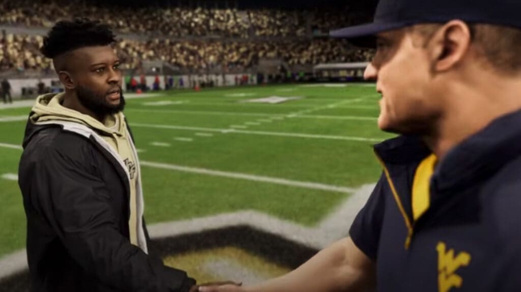 WVU Football HC Rich Rodriguez in College Football 26