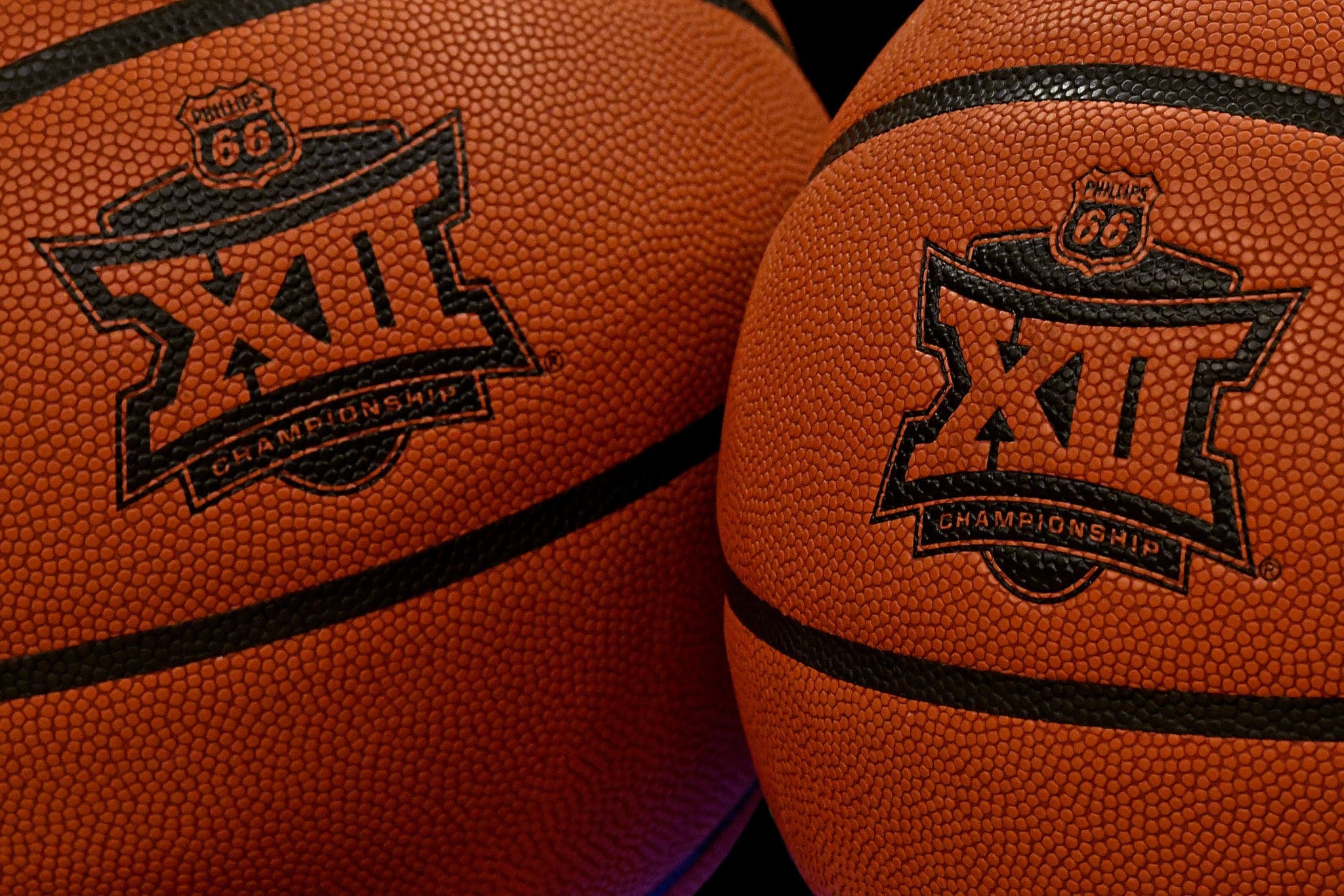 Big 12 logo basketballs