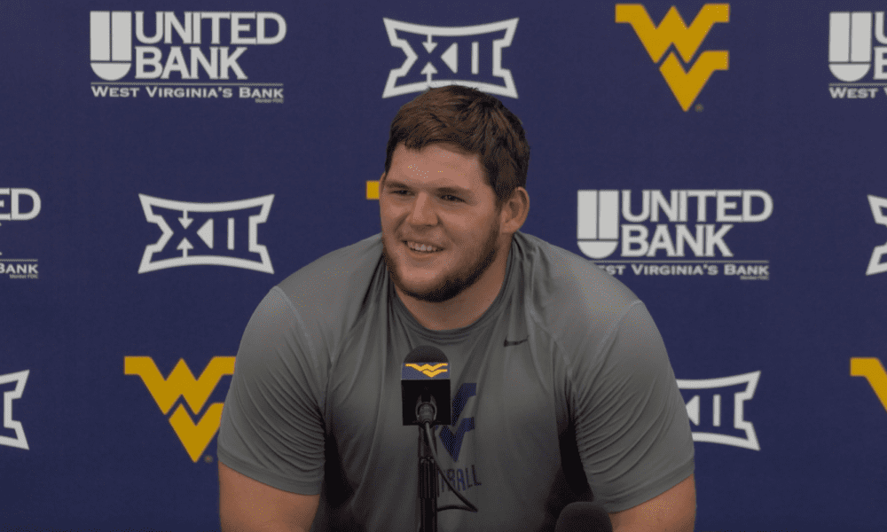 WVU Football Center Zach Frazier