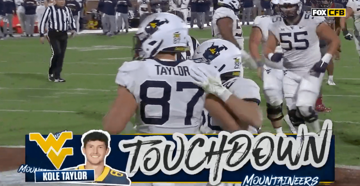 Kole Taylor scores TD against Oklahoma