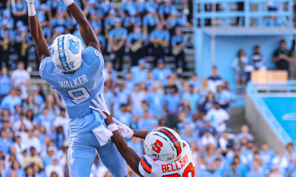 Tez Walker with UNC