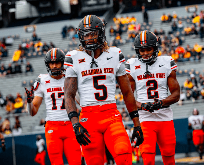 WVU Football WR Jaden Bray with Oklahoma State