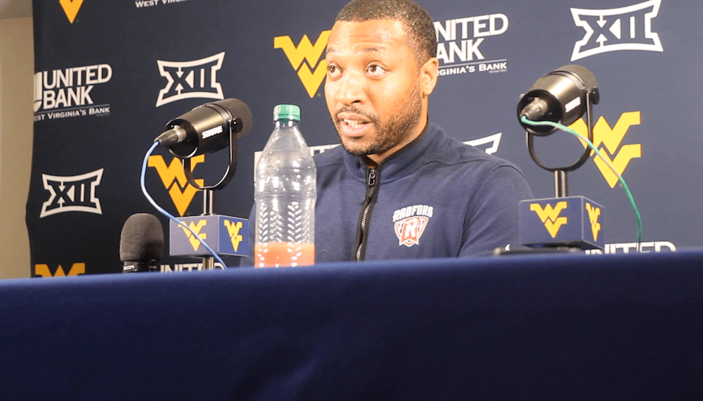 Darris Nichols at WVU presser