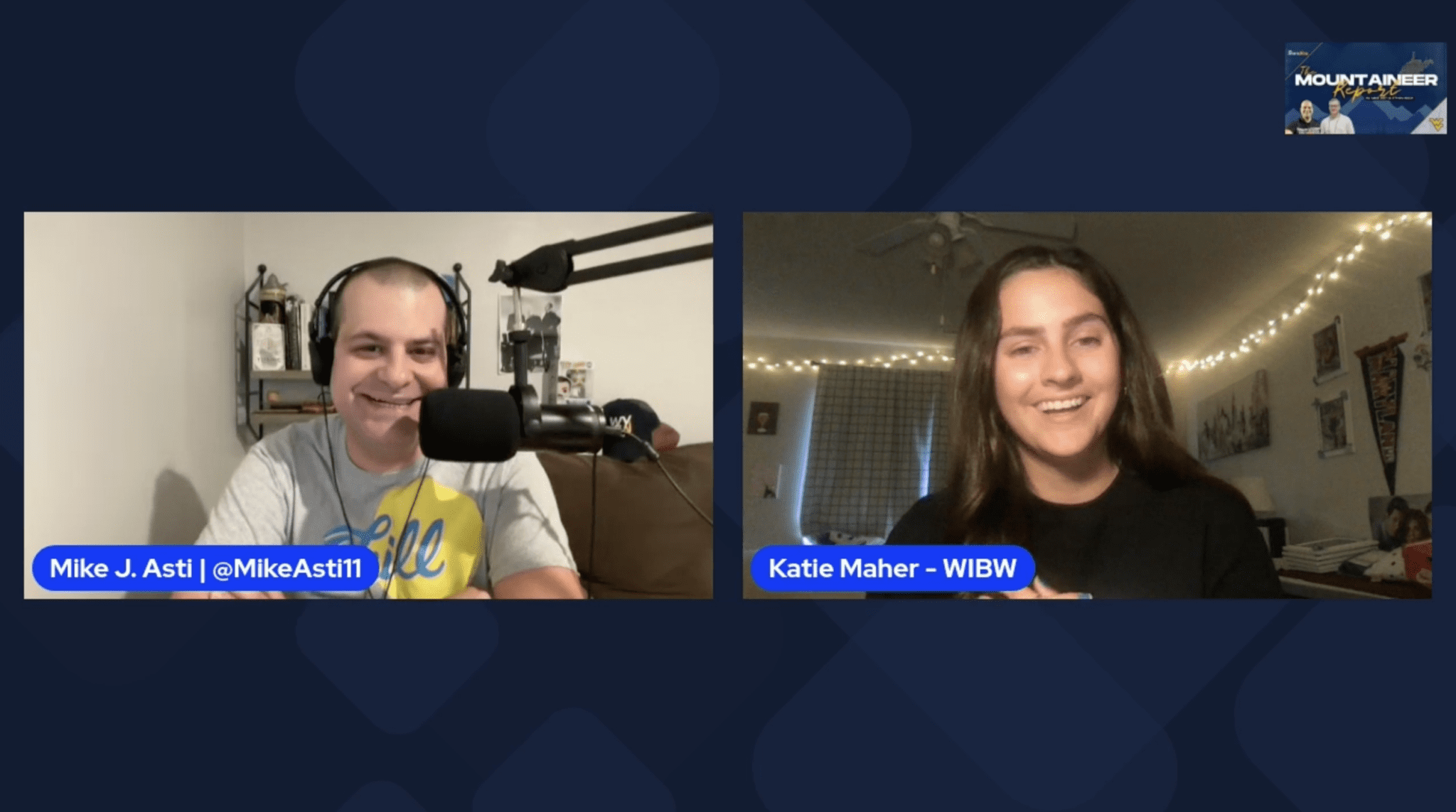 Mike Asti and Katie Maher preview WVU-Kansas game on Mountaineer Report