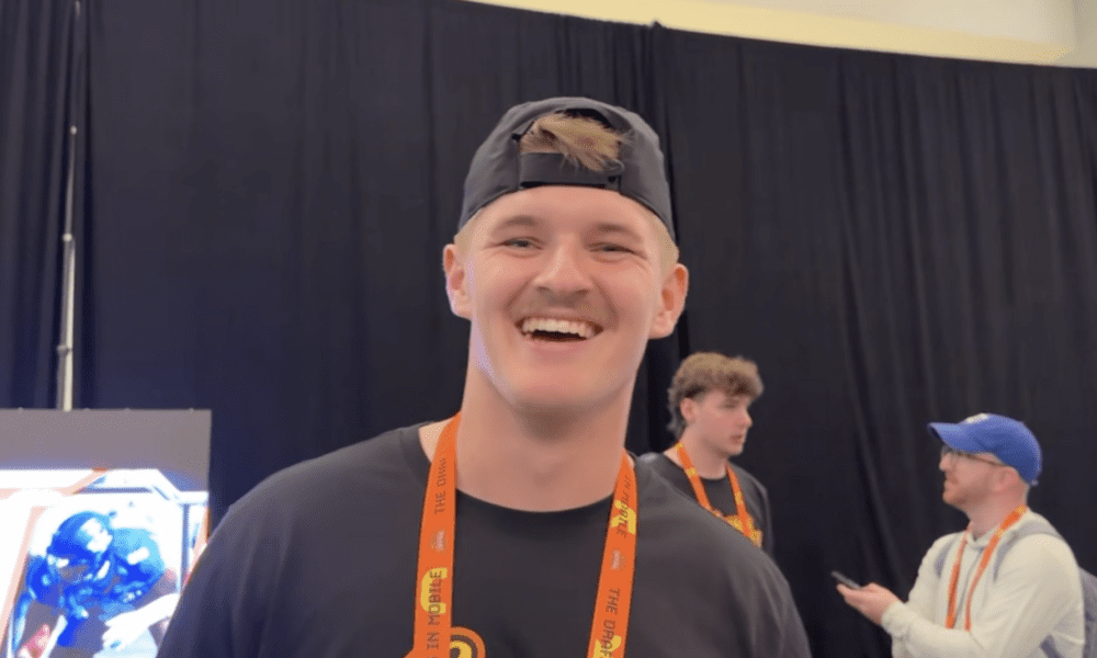Austin Brinkman at Senior Bowl