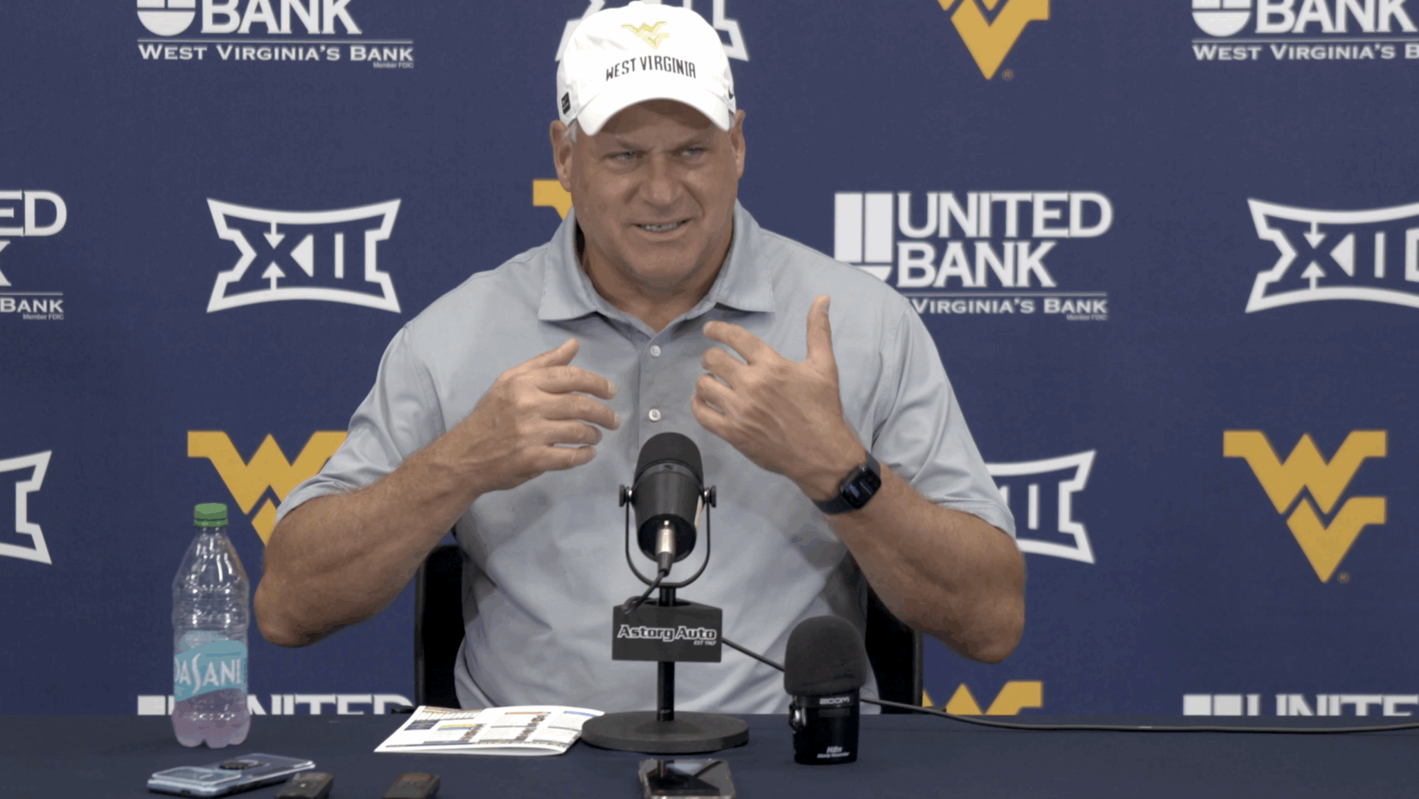 WVU Football HC Rich Rodriguez Presser