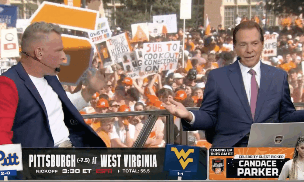 Pat McAfee and Nick Saban preview the Backyard Brawl on College GameDay.