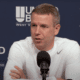 WVU Basketball HC Ross Hodge at press conference