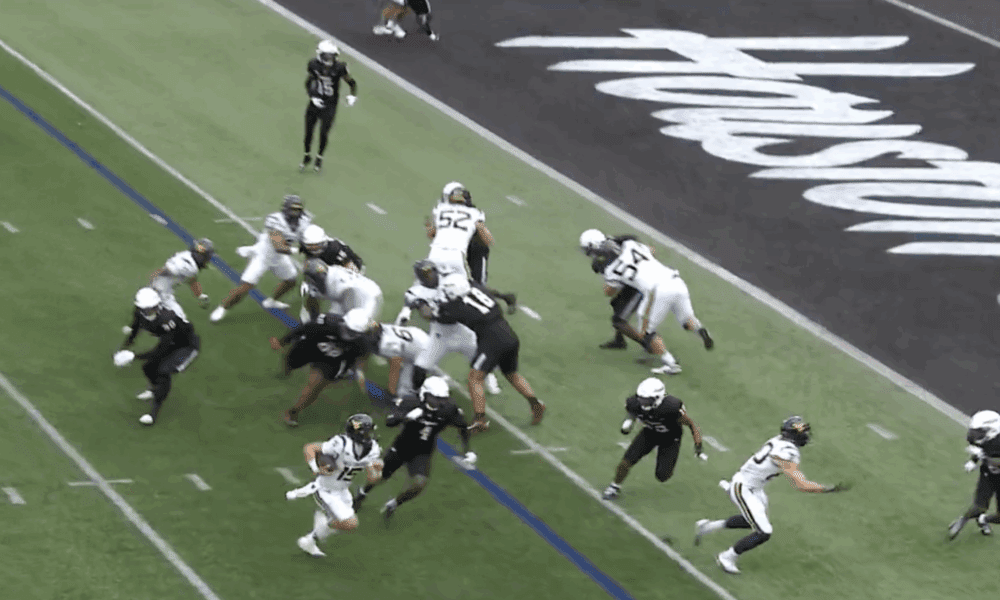 WVU Football Scotty Fox TD at Houston