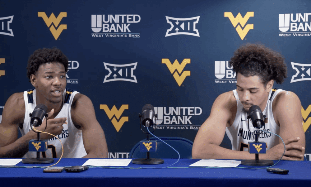 WVU basketball press conference