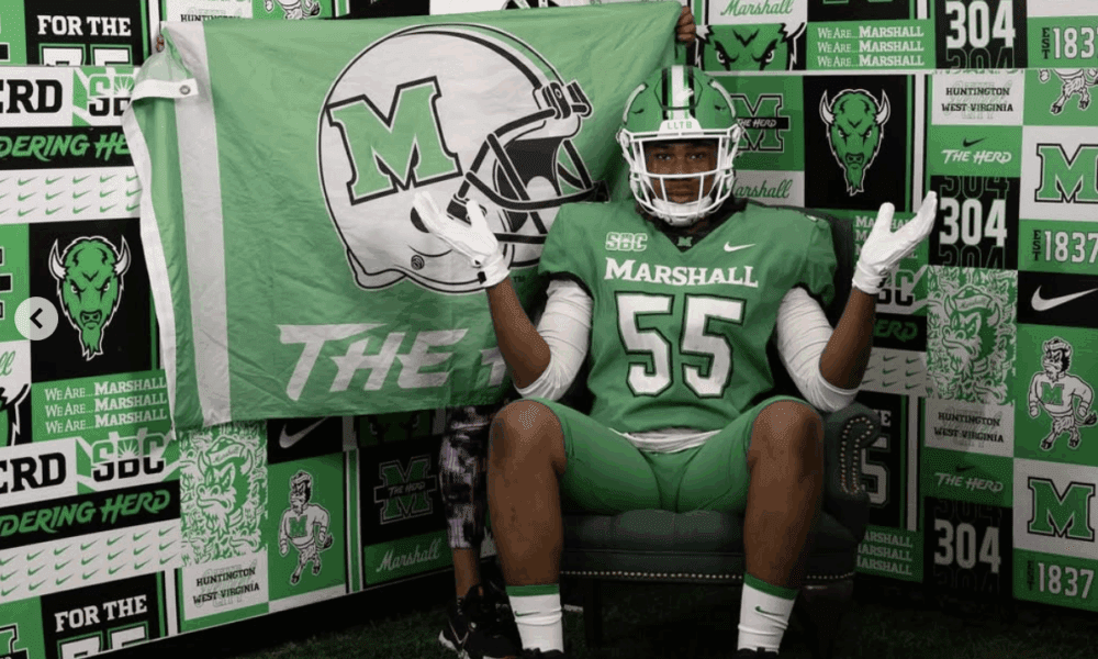 Justyn Lyles flips from WVU to Marshall